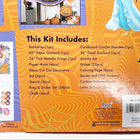 Disney Princess Halloween Trunk or Treat Car Decorating Kit | NEW - Picture 10 of 10